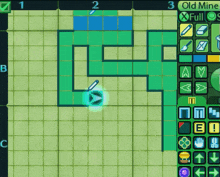 a screen shot of a video game with the number 3 on the top right