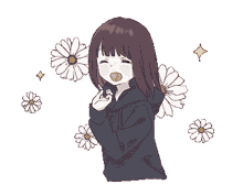 flowers blushing