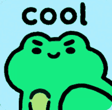 Cool Frog Cool GIF