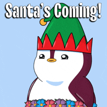 Santa Penguin GIF