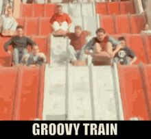 Groovy Train The Farm GIF - Groovy Train The Farm Get On GIFs