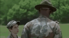 Soldier What Are You Looking At GIF - Soldier What Are You Looking At Insult GIFs