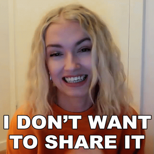 I Dont Want To Share This Mimi GIF - I Dont Want To Share This Mimi Michaela Lintrup GIFs