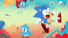 Sonic Mania Birds GIF - Sonic Mania Birds Fall GIFs