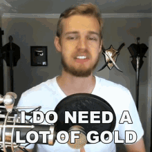 I Do Need A Lot Of Gold Klaus Gaming GIF - I Do Need A Lot Of Gold Klaus Gaming Lets Play GIFs