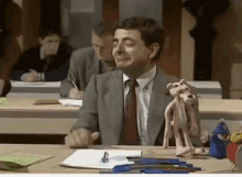 Exam Mr Bean GIF - Exam Mr Bean Cry GIFs
