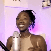 Good Up Podcast Giggling GIF - Good Up Podcast Giggling Black Woman Laughing GIFs