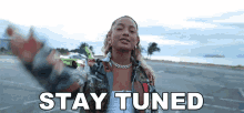 Stay Tuned Danielle Leigh Curiel GIF - Stay Tuned Danielle Leigh Curiel Danileigh GIFs