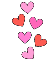 Hearts Love Sticker - Hearts Love Heart Stickers