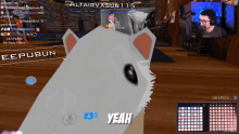 a screenshot of a video game with altairvxsub 115 on the screen