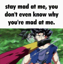 Stay Mad Goku GIF - Stay Mad Goku Kefla GIFs