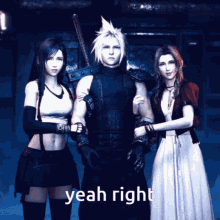 Final Fa Final Fantasy7 GIF - Final Fa Final Fantasy7 Yeah Right GIFs