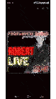a phone screen shows a man in a hat and the words robert live on it