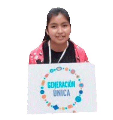 Generacíon Unica Unicef Sticker - Generacíon Unica Unicef Youth Stickers