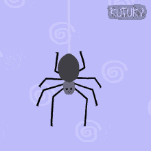 Spider Swinging Kutuki GIF - Spider Swinging Kutuki Hanging Spider GIFs