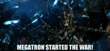 Transformers Optimus Prime GIF - Transformers Optimus Prime Megatron Started The War GIFs