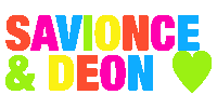 Savionce Deon Sticker - Savionce Deon Love Stickers