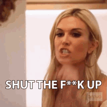 Shut The Fuck Up Real Housewives Of New York GIF - Shut The Fuck Up Real Housewives Of New York Rhony GIFs
