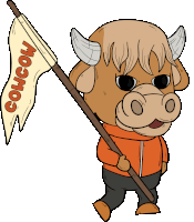 Cow Cow Cowcow Sticker