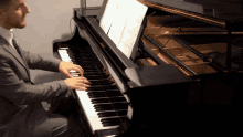 Playing Piano Kyle Landry GIF - Playing Piano Kyle Landry Pianist GIFs