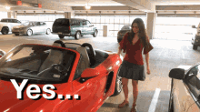 Mary Avina Red GIF - Mary Avina Red Porsche GIFs