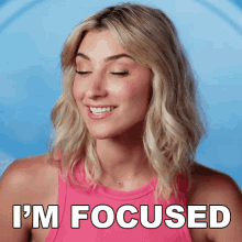 Im Focused Sarah Curd GIF - Im Focused Sarah Curd The Real Love Boat GIFs