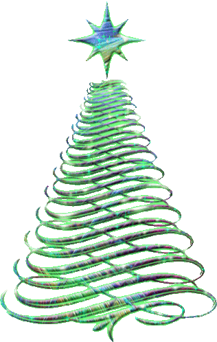 Boldog Karácsonyt Spirals Sticker - Boldog Karácsonyt Spirals Christmas Tree Stickers