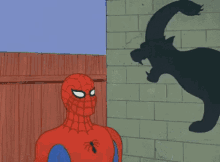 Spiderman Beat GIF - Spiderman Beat Shadow GIFs
