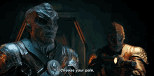 Choose Your Pain Star Trek Discovery GIF - Choose Your Pain Star Trek Discovery Pick Your Poison GIFs