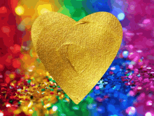 Heart Rainbow GIF - Heart Rainbow Glitter GIFs
