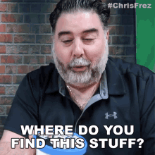 Where Do You Find This Stuff Chris Frezza GIF - Where Do You Find This Stuff Chris Frezza Where Do You Locate This GIFs