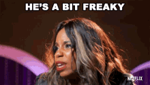Hes A Bit Freaky London Hughes GIF - Hes A Bit Freaky London Hughes Freaky GIFs