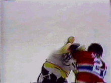 a hockey player with the number 23 on his jersey