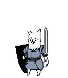 pixel idle armor sword shield