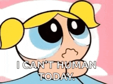 power puff girls bubbles cry sad cant