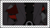a stamp with a picture of a person in a suit and tie