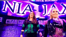 Nia Jax Natalya GIF - Nia Jax Natalya Entrance GIFs