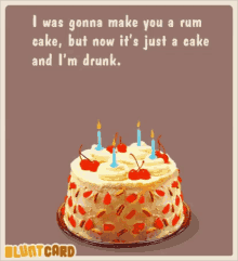 Happy Birthday Birthday Cake GIF - Happy Birthday Birthday Cake Rum Cake GIFs