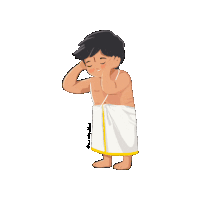a cartoon drawing of a man with a towel around his waist and the words @sirckbulls on the bottom