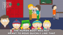 The Human Body Was Not Meant To Move Quickly Like That Eric Cartman GIF - The Human Body Was Not Meant To Move Quickly Like That Eric Cartman Kyle Broflovski GIFs
