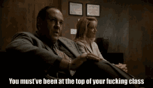Brainless You Are A Genius Sarcastic GIF - Brainless You Are A Genius Sarcastic Tony Soprano GIFs