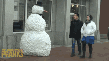 Jay Karl Pranks Snowman GIF - Jay Karl Pranks Snowman Moved GIFs