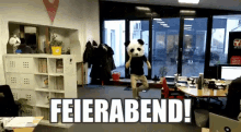 Feierabend Panda - Feierabend GIF - Feierabend Panda Bear GIFs