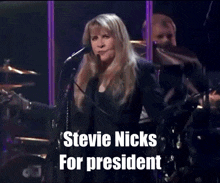 Stevie Nicks President GIF