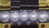 a g-50nb e.s. system is displayed in a collage
