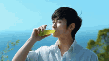 三浦春馬 Drinking GIF - 三浦春馬 Drinking Green Tea GIFs