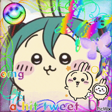 a picture of a cartoon character with the words omg and shit tweet