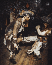 Kick Pirate GIF - Kick Pirate Pirata Kick GIFs