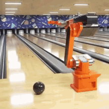 Robot Bowling GIF - Robot Bowling Strike GIFs