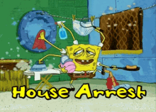 House Arrest Spongebob GIF - House Arrest Spongebob Chores GIFs